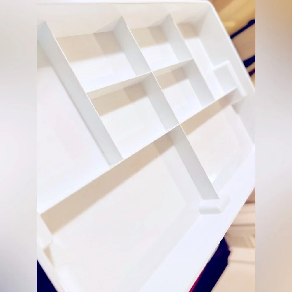 IKEA Kuggis Drawer Organizer Tray White for Jewelry Makeup Office School Desk